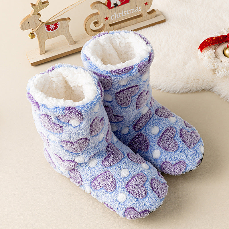 Chaussures de plancher en peluche