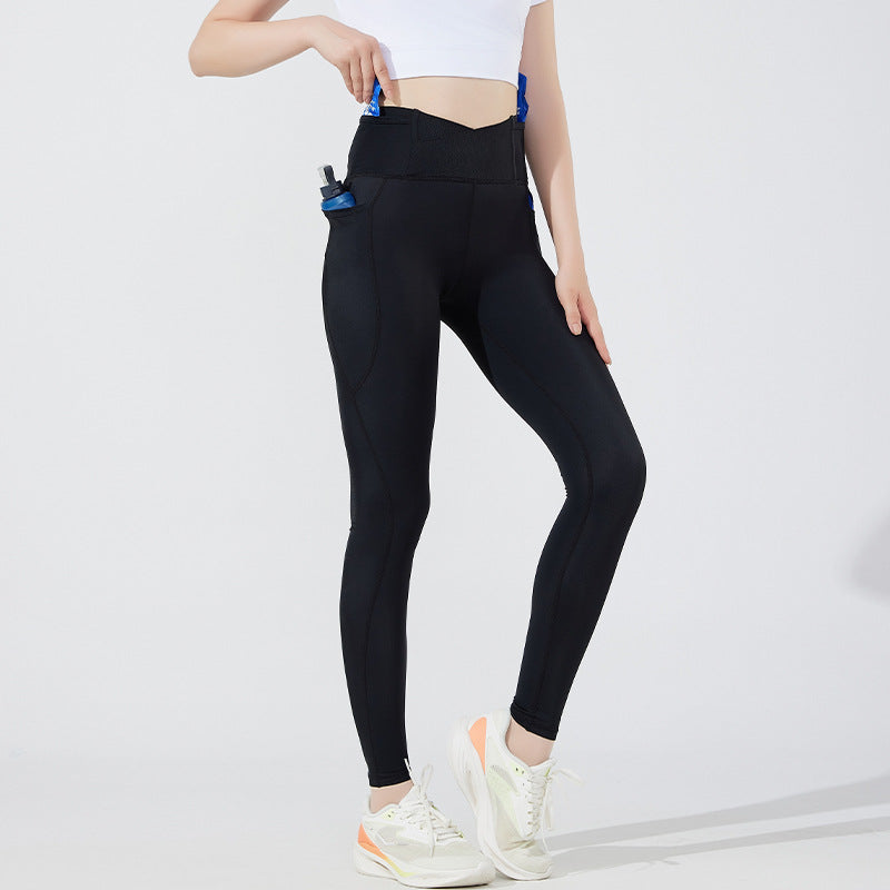 Pantalons de yoga de fitness unisexe Compression Leggings stretch
