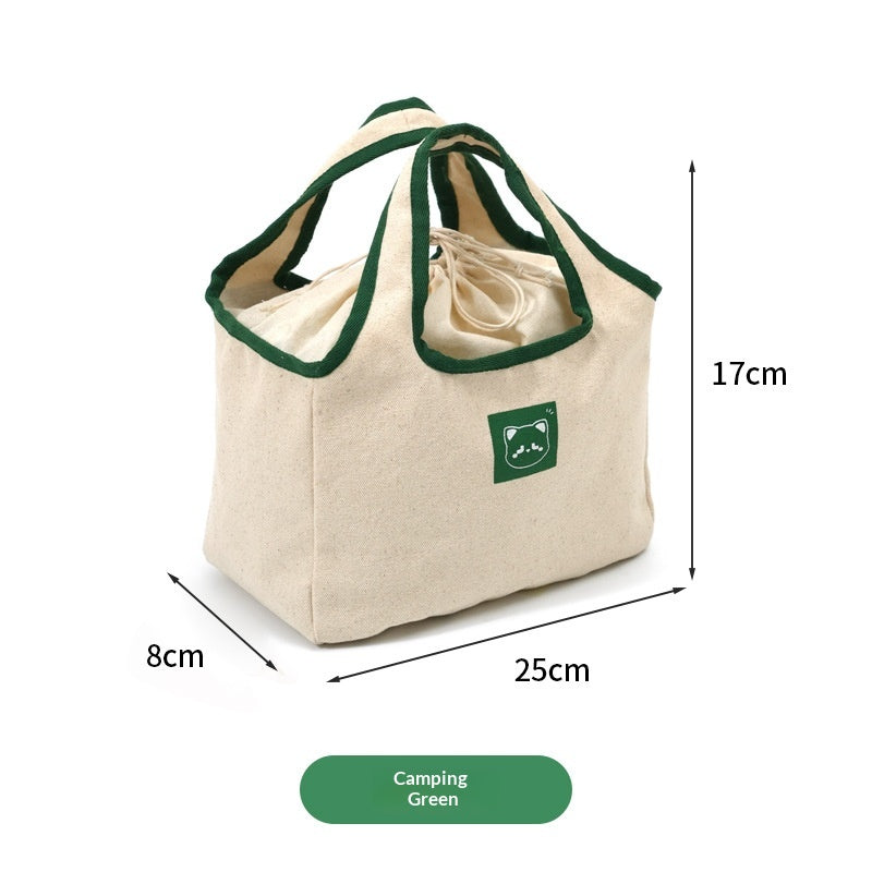Sac à main en toile épaisse de style japonais