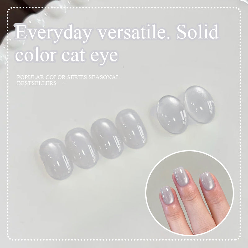 Ms Rainbow Starry Série Magnetic Cat Eye Gel Polonais - Gris Misty Convient pour les ongles bricolage