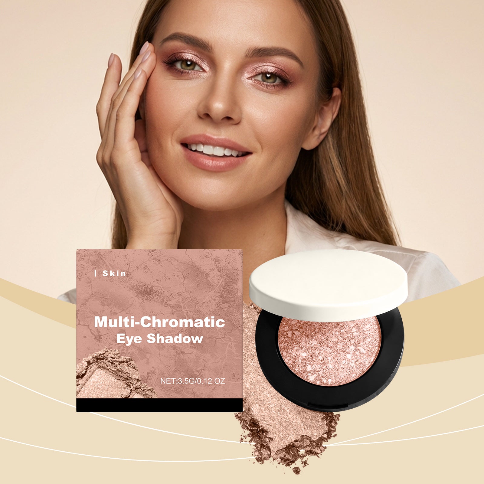 Tonus de peau miroitant en 3D