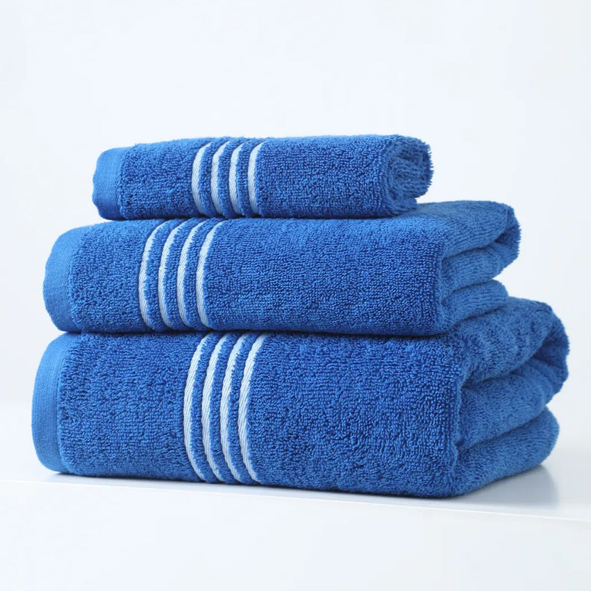 100 Coton Large Quick Absorbent et rapide Séchage Visage Serviette Set avec Serviette de bain