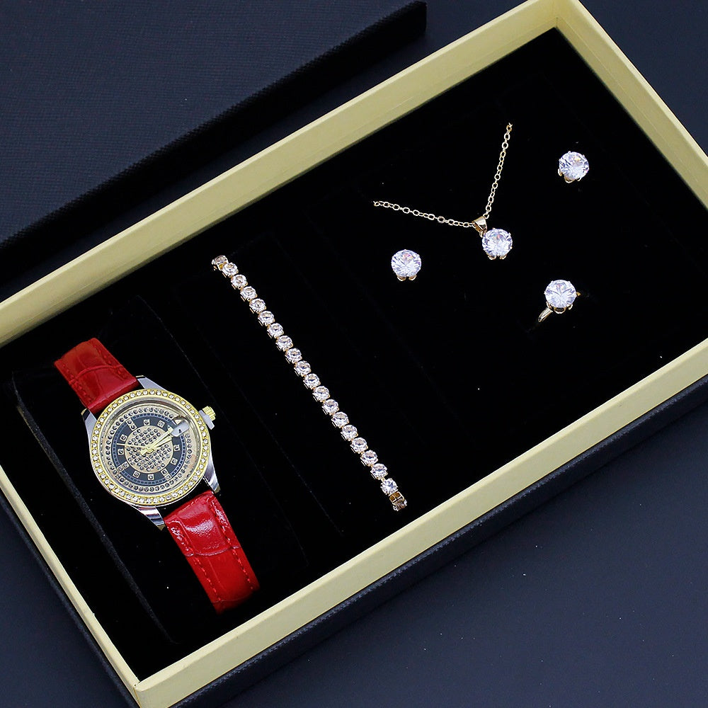 Ladies Montre belle montre de la Saint-Valentin bijoux costume avec décoration