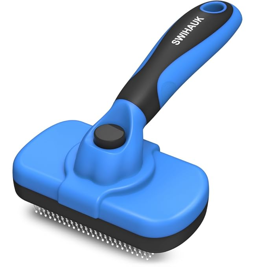Swihauk auto-nettoyage Brush Slicker Skin Friendly Deshedding Grooming Tool pour chiens Chats S
