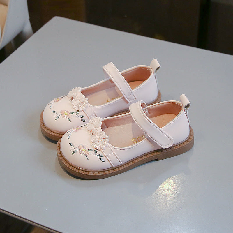 Chaussures Princesse en cuir mignon pour enfants