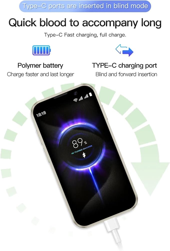 Mini Téléphone Débloqué Le plus petit monde 3.0en HD écran tactile Mini Smartphone Android 8.1Comp