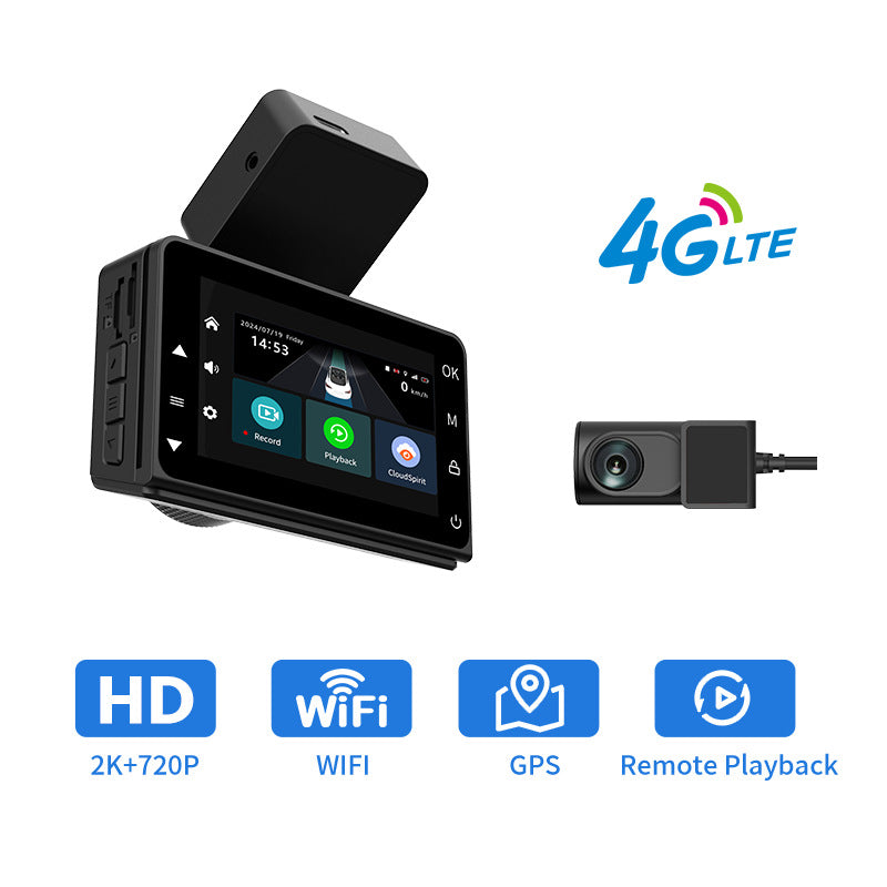 2K HD Wi-Fi Rear View Camera HD Dash Cam