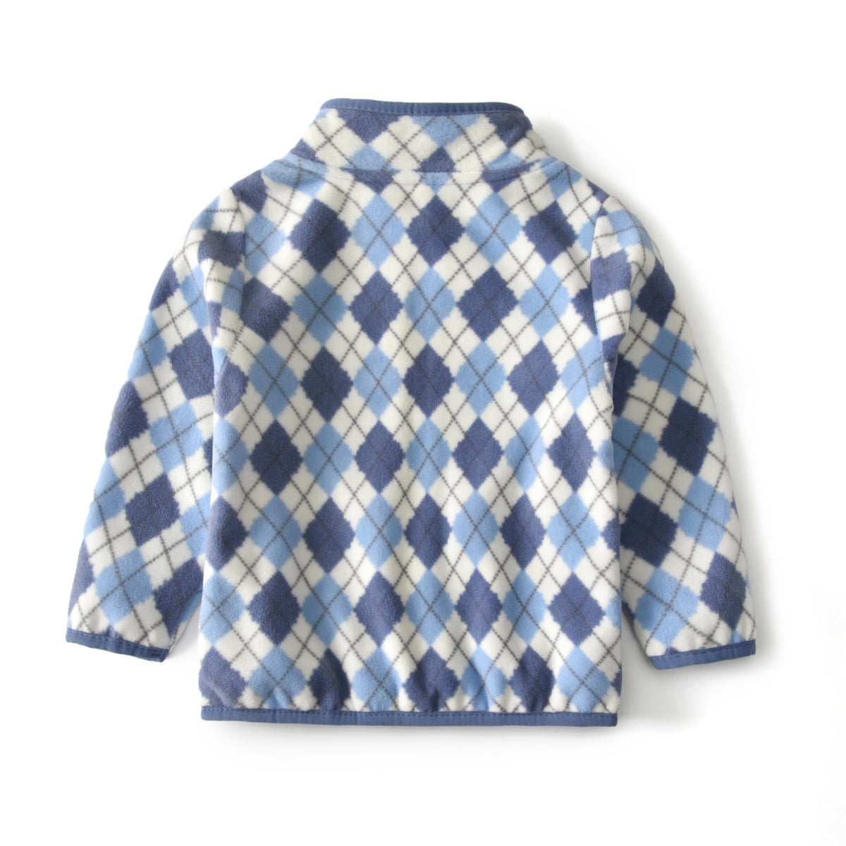 Veste polaire polaire pour garçons Diamond Print Zip Top