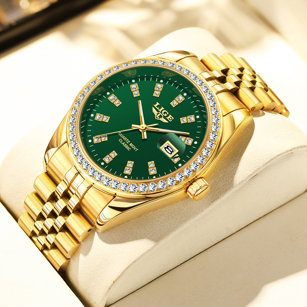 Montre Quartz Élégante Big-dial fabriquée au pays
