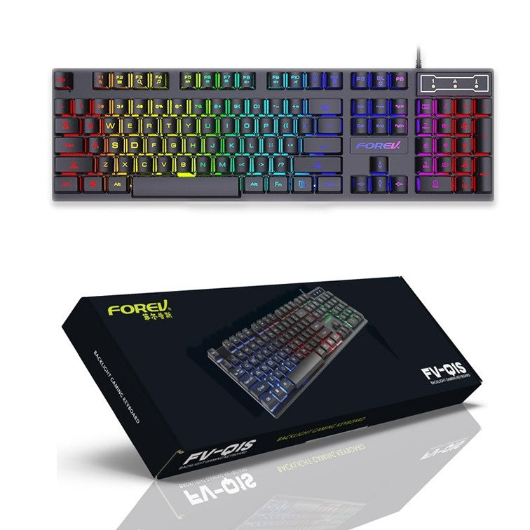 Wired Backlit Office Keyboard And Computer Accessories