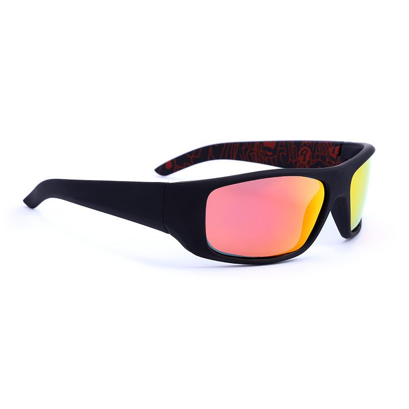 Retro Camouflage Frame Polarized Glasses Outdoor Riding Shading