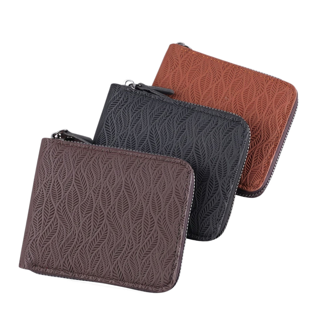 Porte-monnaie en cuir multi-cartes en cuir PU court pour hommes