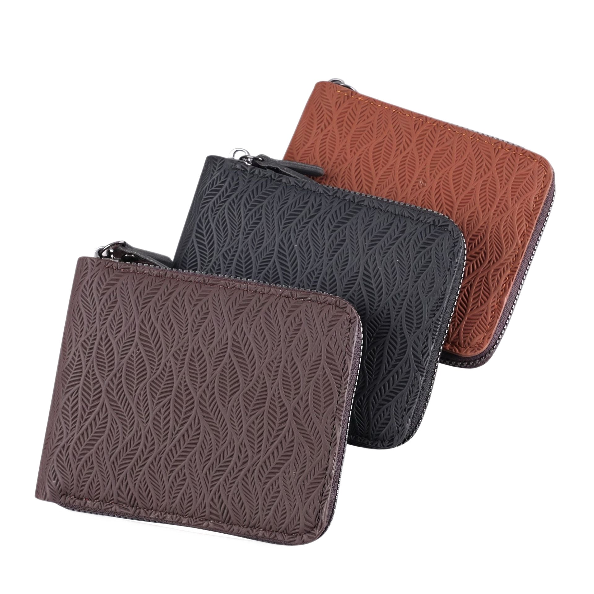 Porte-monnaie en cuir multi-cartes en cuir PU court pour hommes