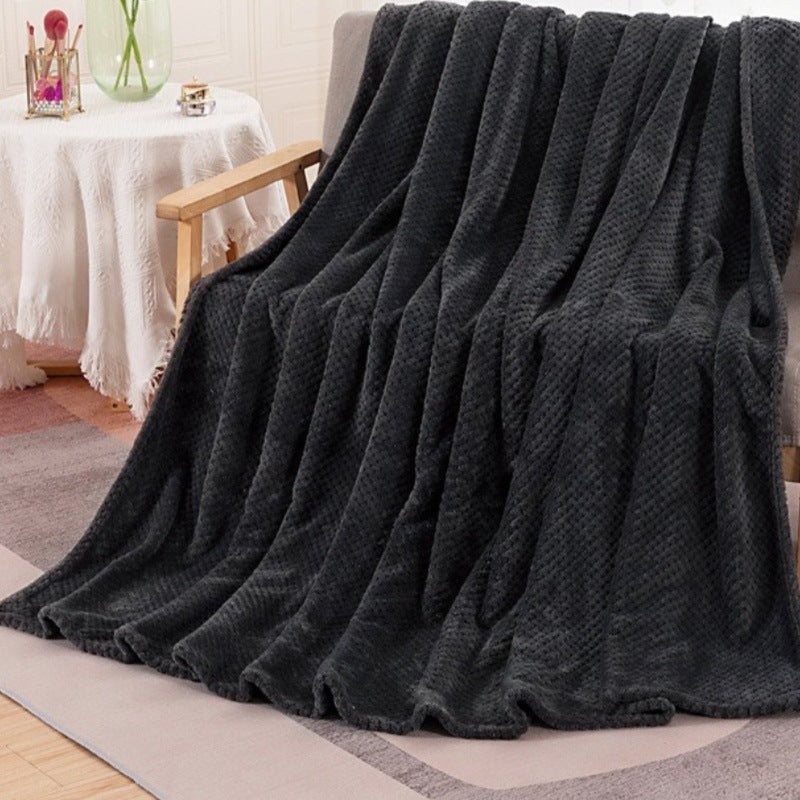Couverture en peluche douce et chaude pour canapé ou lit confortable et confortable