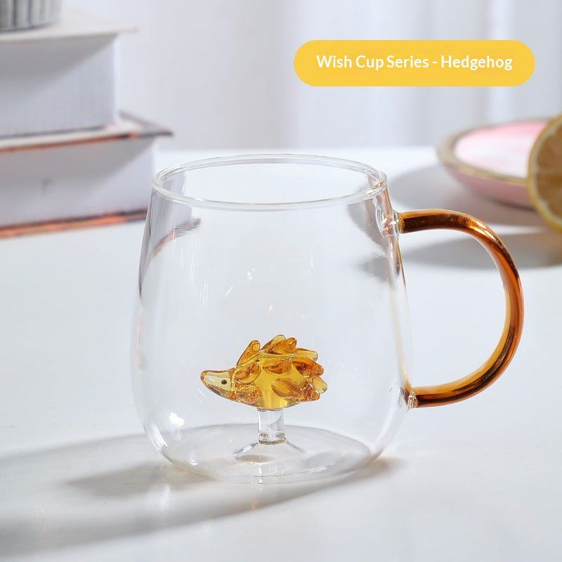 3D Animal Mug, High Borosilicate Coffee Latte and Juice Cup