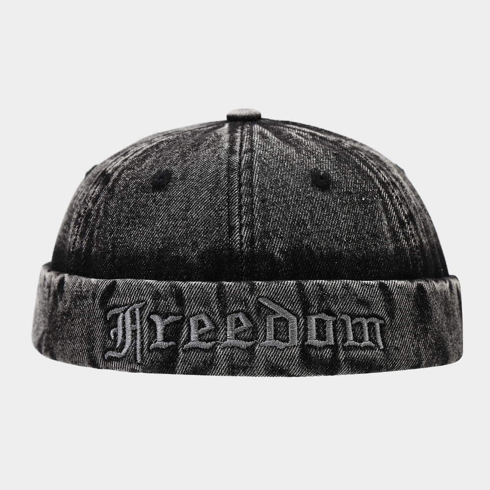 Les hommes et les femmes de couleur Gradient Broderie Détresse Lettre Style Retro style Terre