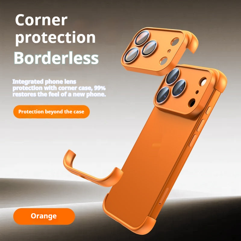 Cas de téléphone applicable sans cadre dissipation de chaleur Manche de protection
