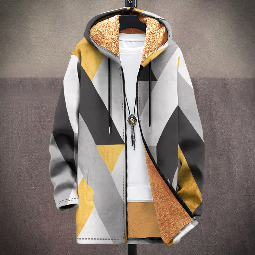 Cardigan à capuche épais vêtements d'hiver