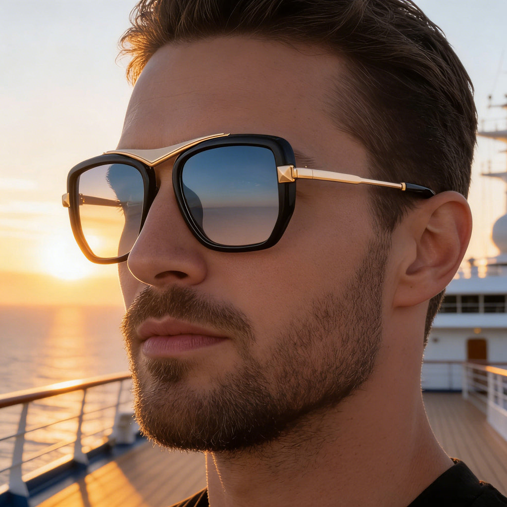 Fashion Box Lunettes de soleil Homme Conduite en plein air Conduite