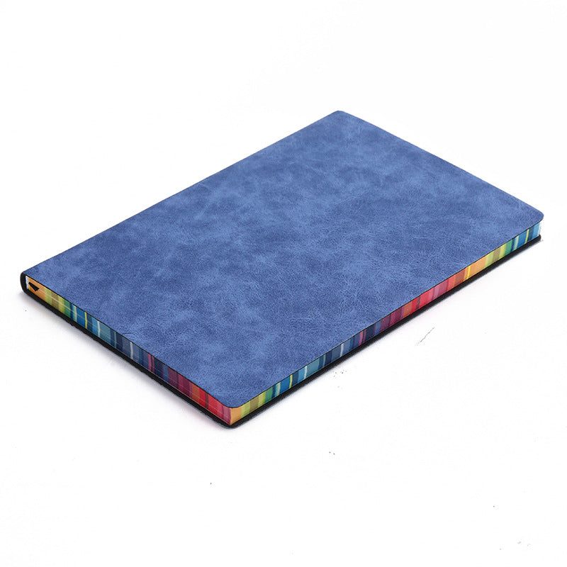 Couleur Rainbow Side A5 Cover en cuir Notebook