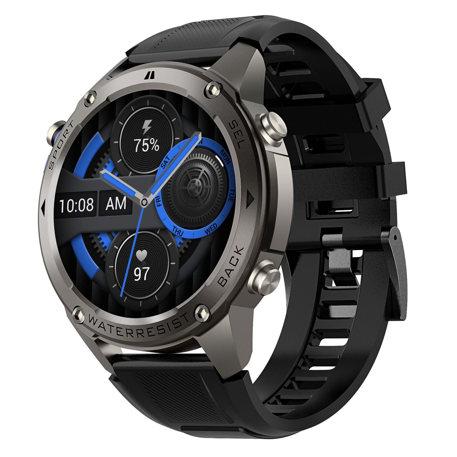 Bluetooth appelant GPS Beidou Positionnement Triple-Proof Smartwatch