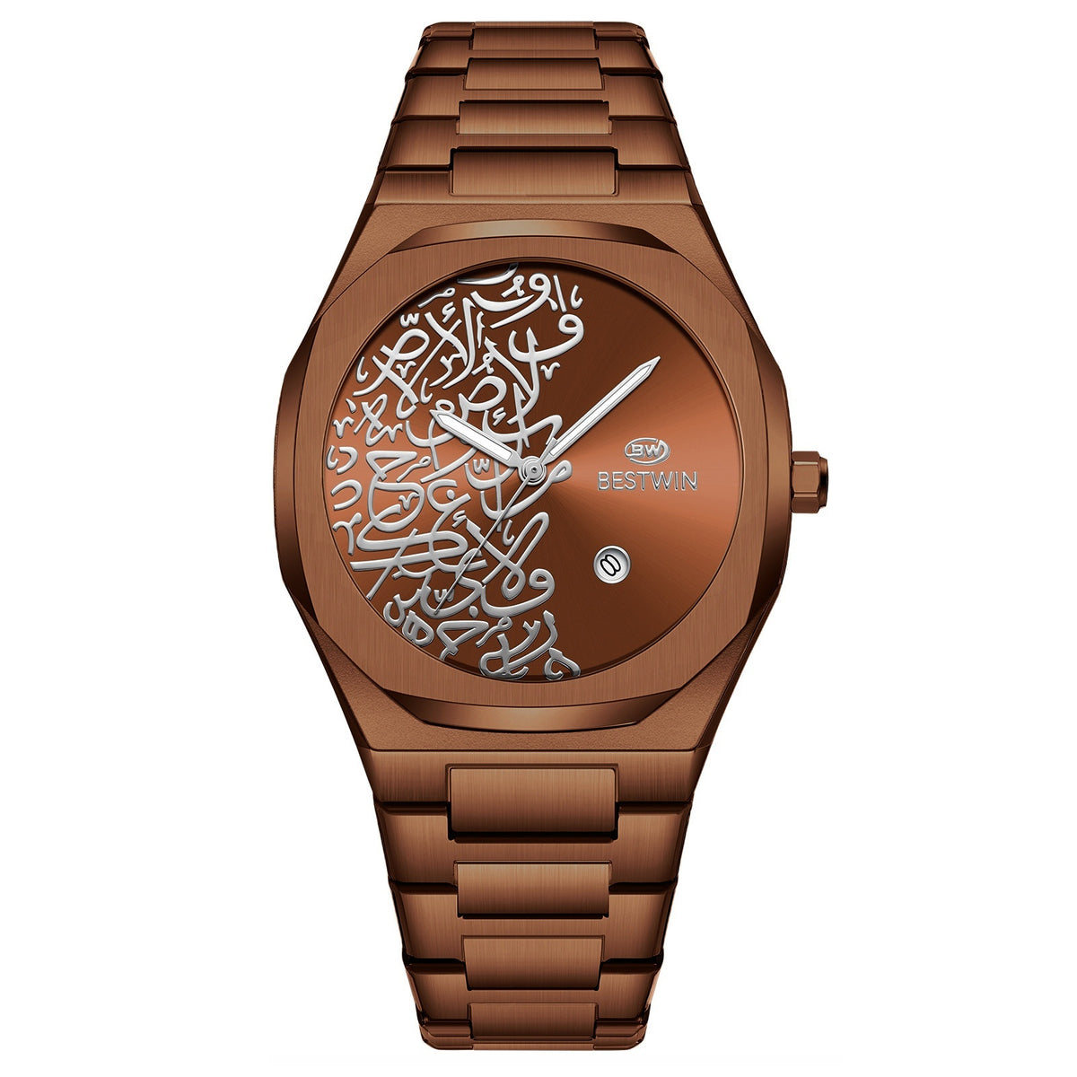 Montre homme Quartz avec un motif en marbre