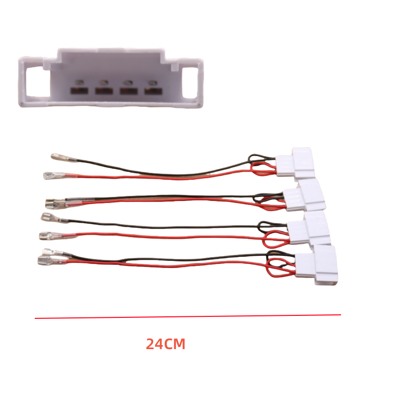 Haut-parleur de voiture Harnais Adaptateur compatible avec VW Passat Jetta Golf Touareg Beetle Eos GLI GT