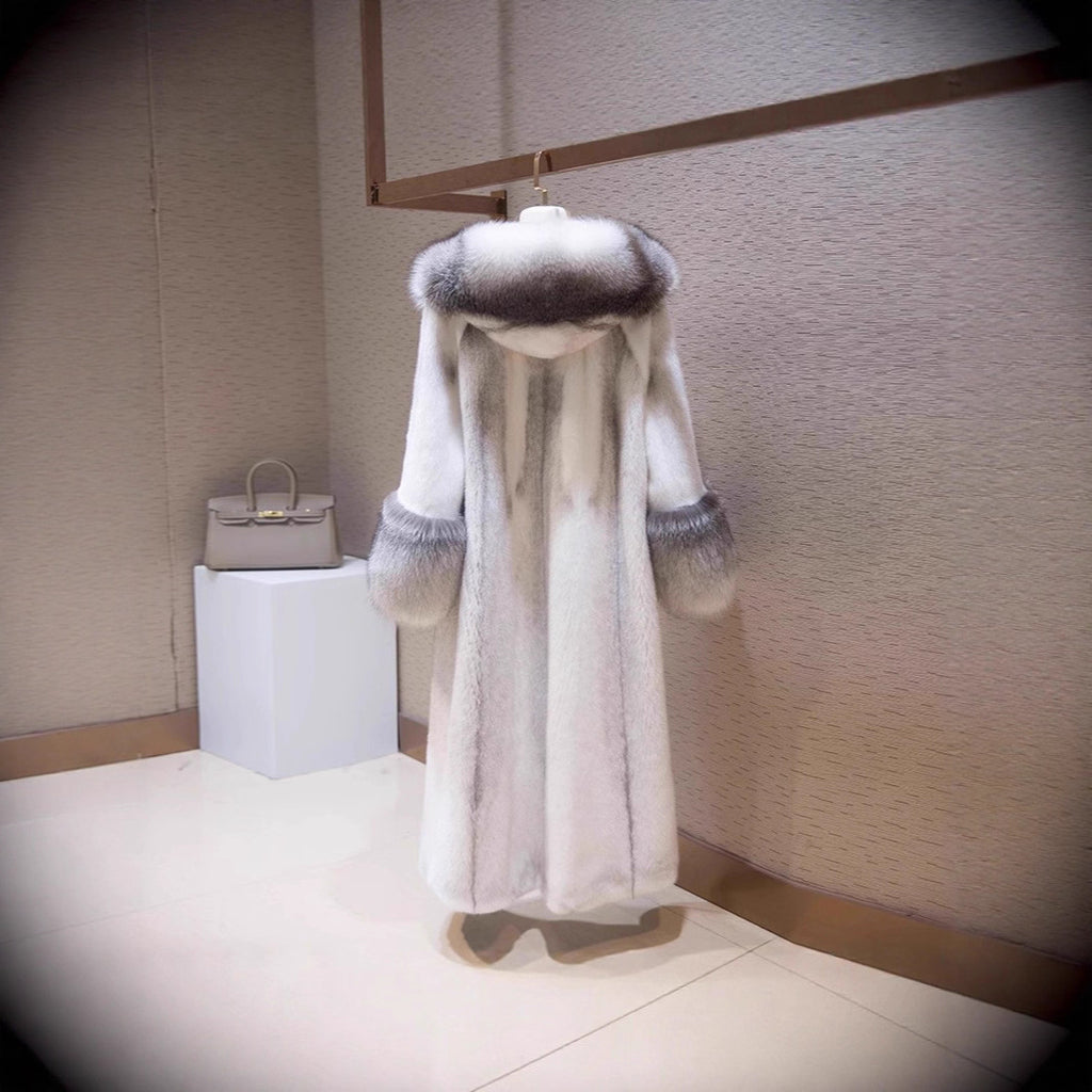 Vêtements de dessus en fausse fourrure d'hiver pour femmes
