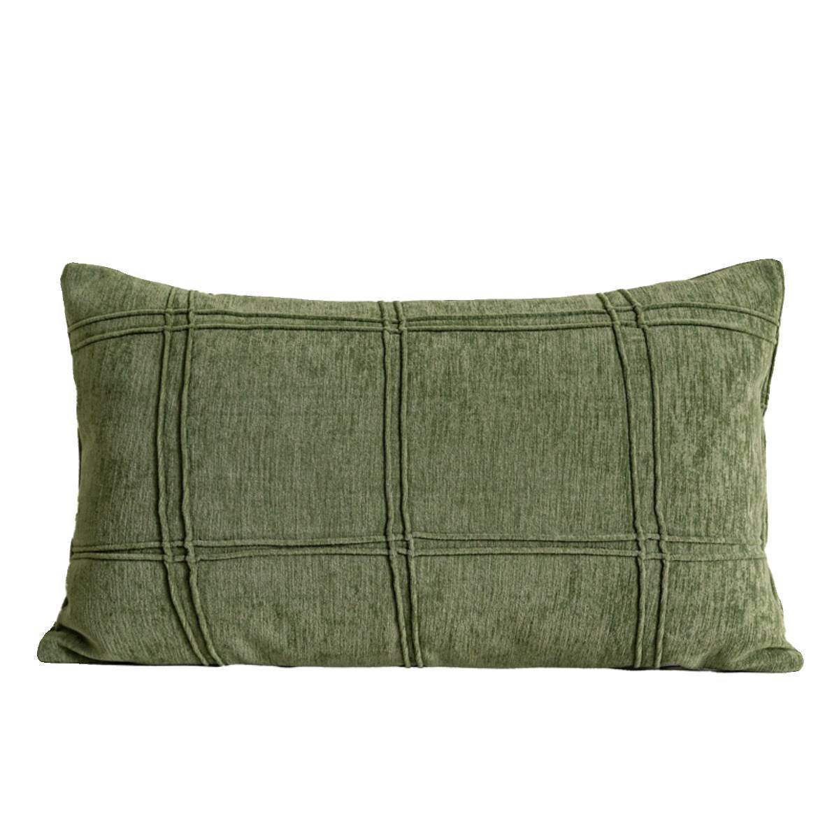 Oreiller lombaire vert Minimiste de style nordique Canapé dossier Coussin