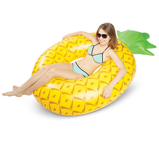 Bague de natation en ananas portable gonflable en PVC