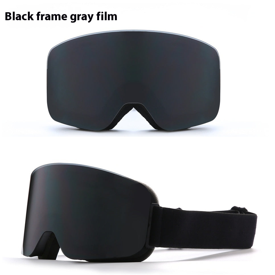 Gants de ski Double couche Gants anti-fog Protection des yeux