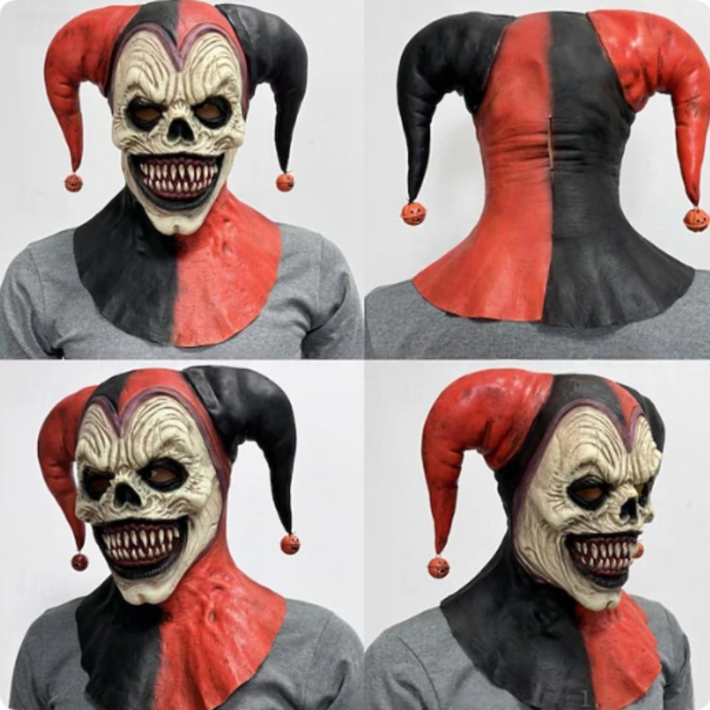 Masque de clown drôle d'Halloween Nez rouge