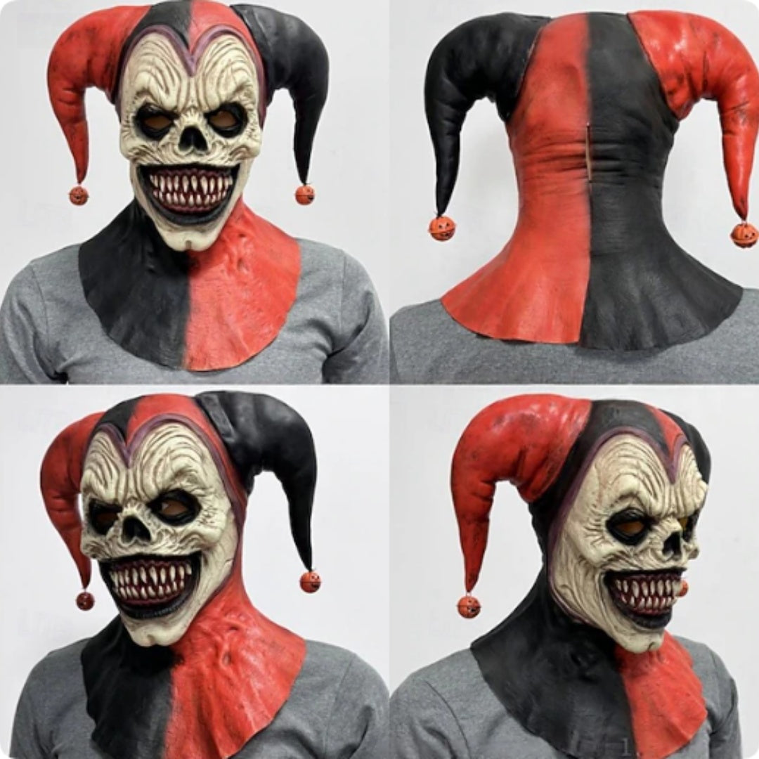 Masque de clown drôle d'Halloween Nez rouge