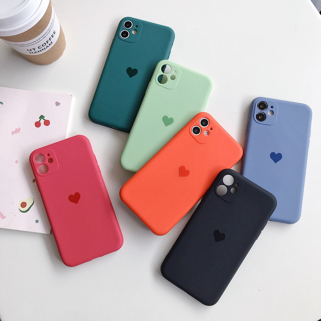 Cas de téléphone portable gelé au cœur liquide