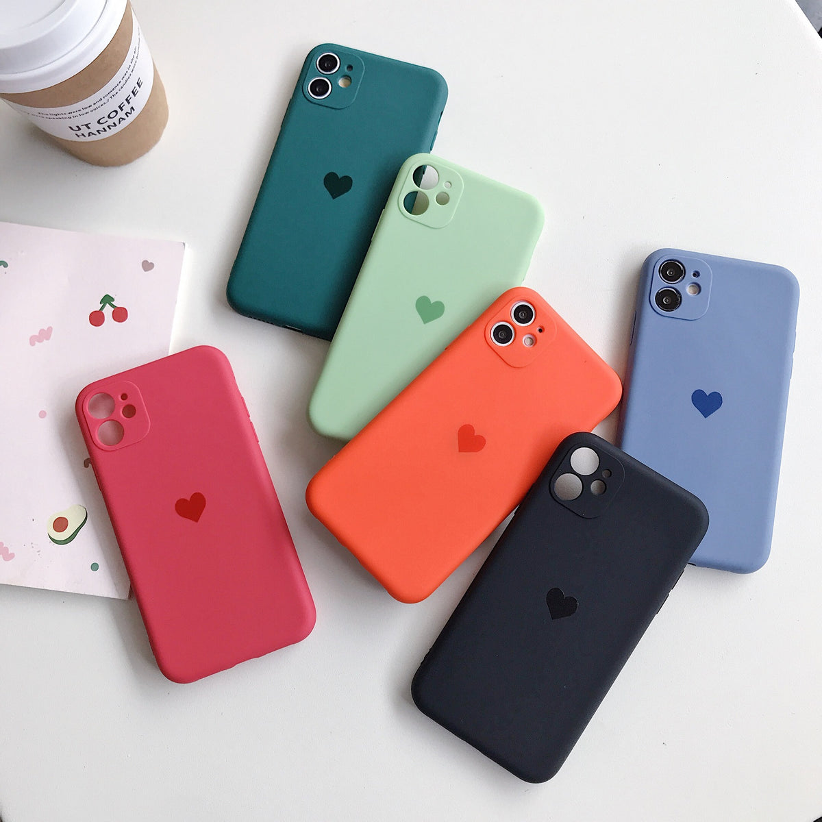 Cas de téléphone portable gelé au cœur liquide