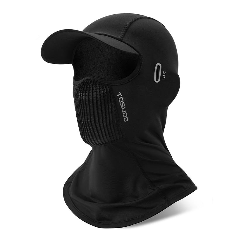Ice Silk Masque de cyclisme en plein air pour hommes à l'épreuve du soleil