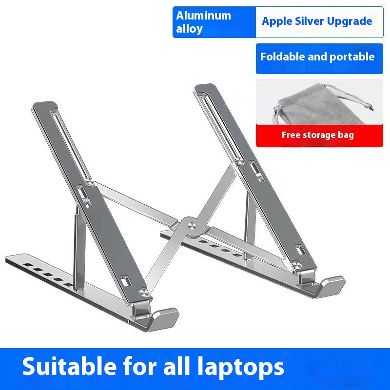N3 En alliage d'aluminium Support pour ordinateur portable Refroidissement par pliage accru par support pour ordinateur tablette