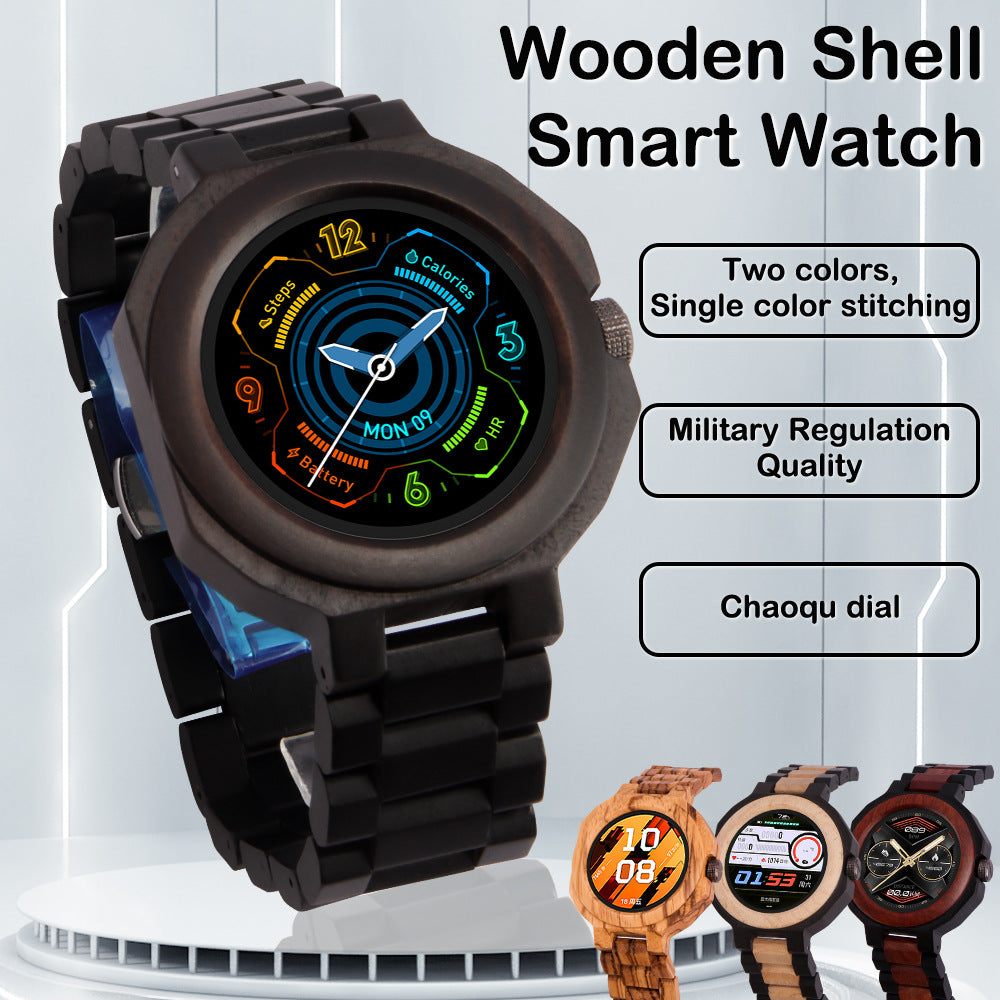Minimalist et Multifonctionnel Neutre Montre Sandalwood