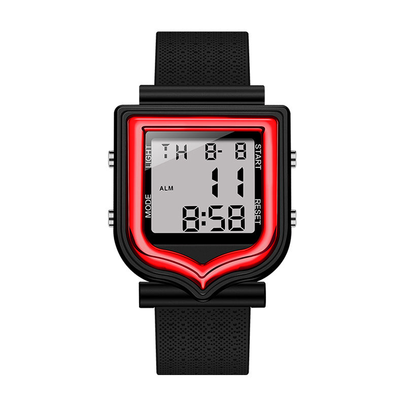 Montre de sport de plein air carré mode