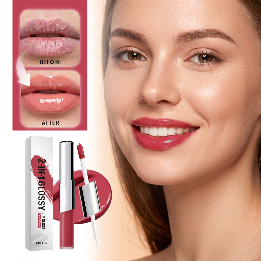2-en-1 Gloss brillant à lèvres longue durée 5g