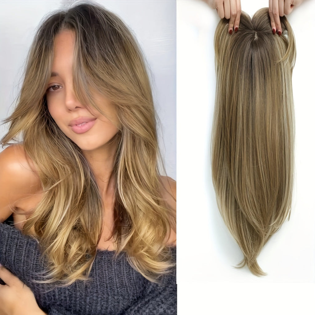 Ombre Figure-huit Bangs Fibre synthétique Long Curls