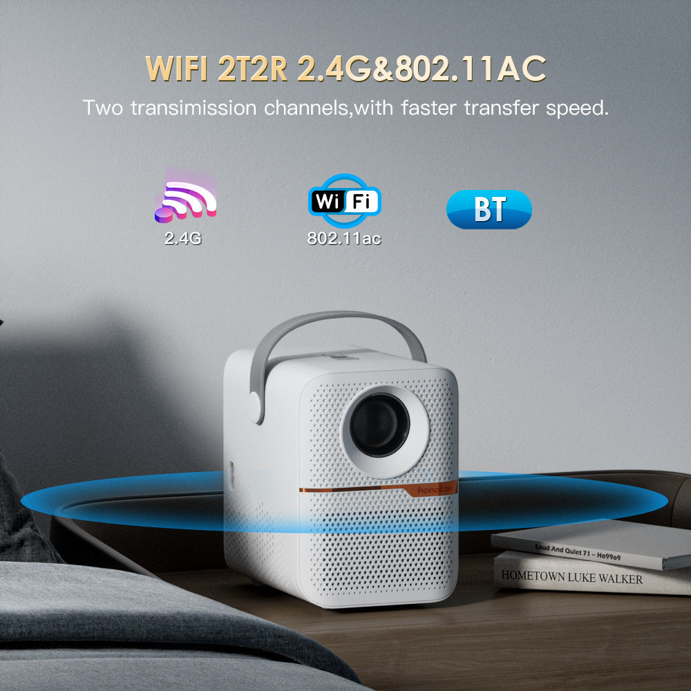 P10 Super clair Maison Mini Projecteur LCD portable Projecteur Android Extérieur