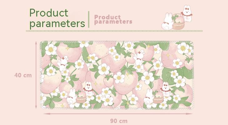 Fleur Mouse Pad Super mignon Cartoon Ordinateur portable Clavier Pad