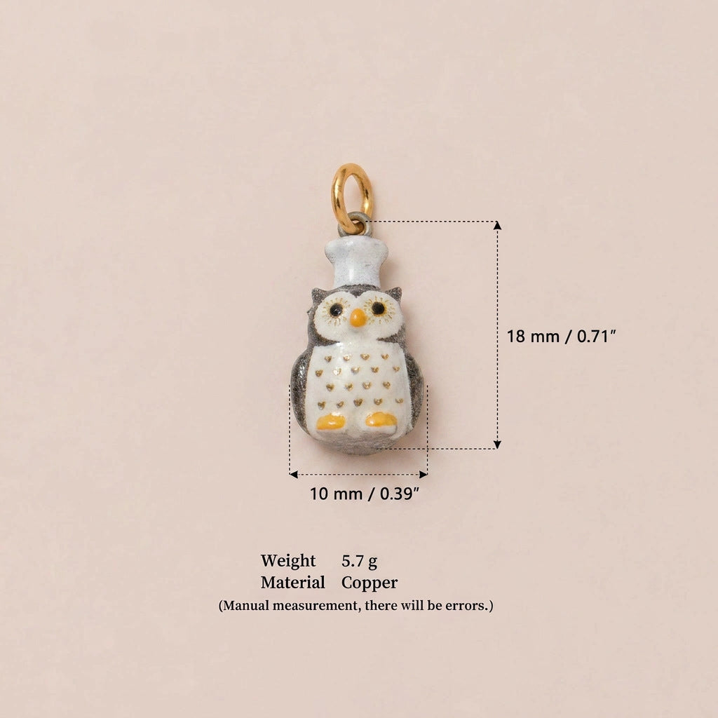 Petit Animal Série DIY Accessoires Pendentif à huile drippée
