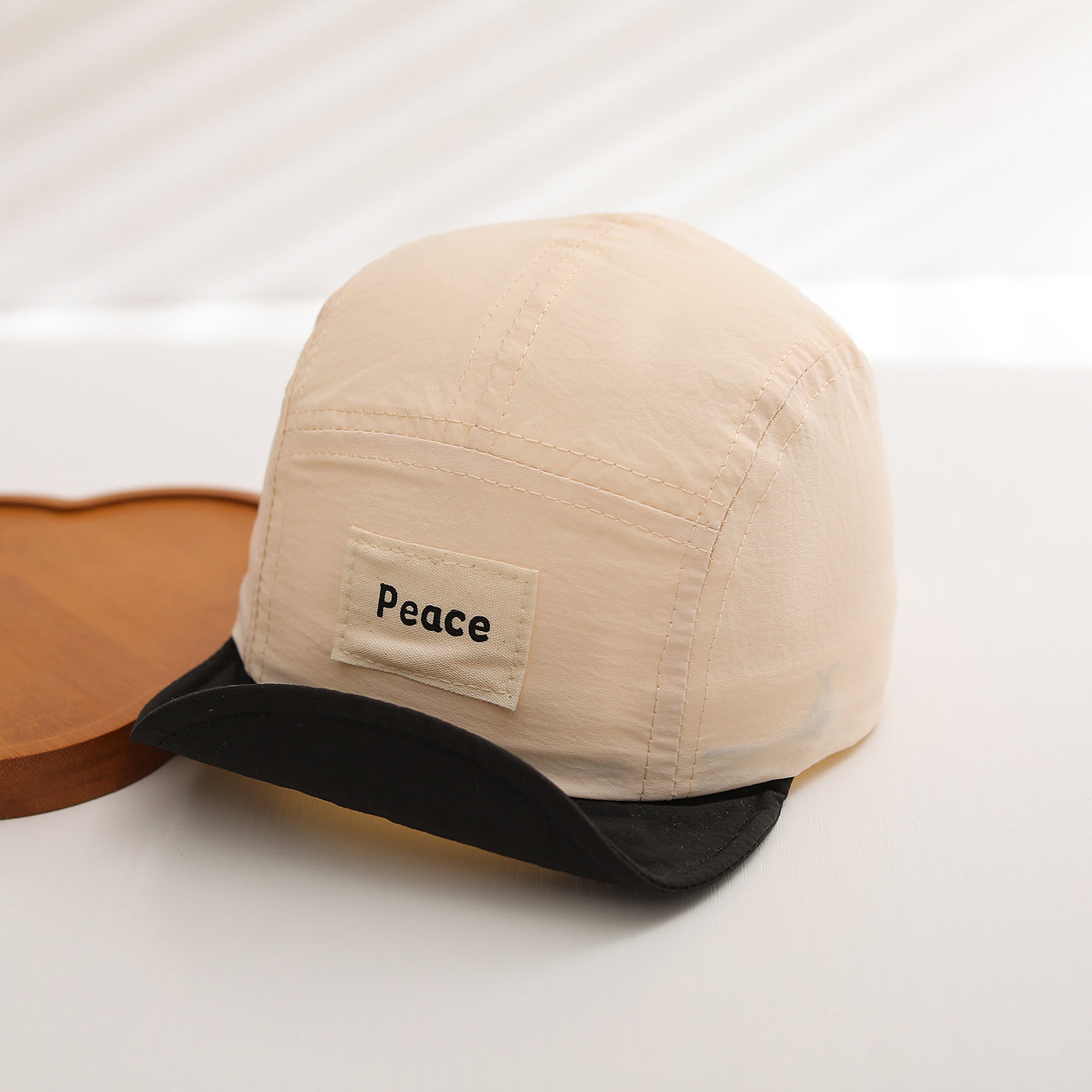 Chapeau pour enfants à rayures multicolores de style japonais