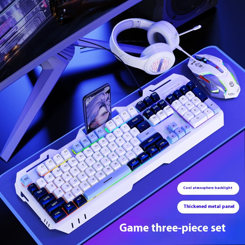 Clavier filaire mécanique Feeling jeu électronique de bureau de sport ordinateur Mute