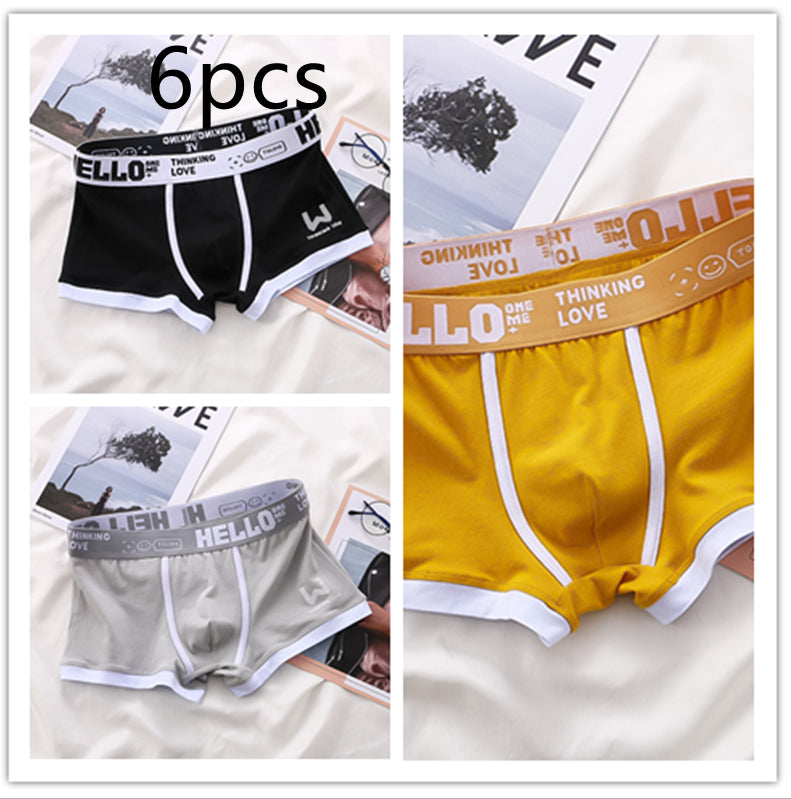 Boxers homme Trendy Respirant Couleur Contraste