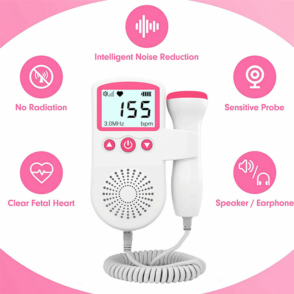 Doppler foetal Detektor Baby Herzschlag Taux Sonde Prnatale Monitor Ultraschall