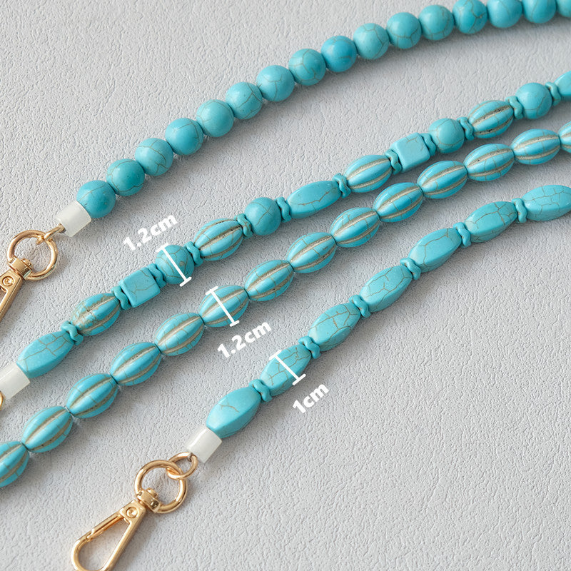 Chaîne de résine de chaîne de sac Turquoise Vintage