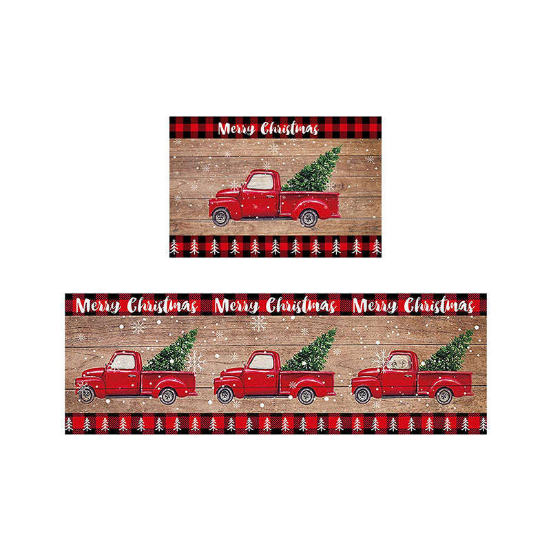 Tapis de porte décoratif de Noël festive
